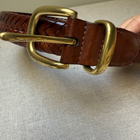 Men’s Braided Leather Coach Belt Size Large 36” - Picture 5 of 8